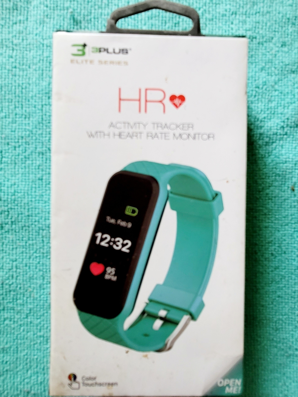 Teal Activity Tracker with Heart Rate Monitor